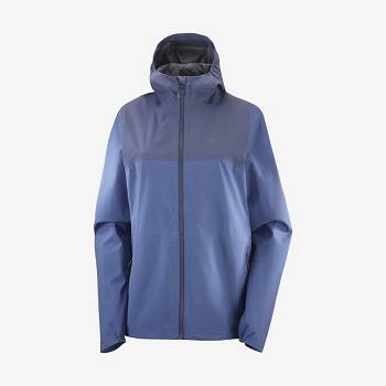 Salomon Jakke ESSENTIAL WATERPROOF 2.5L Softshell Jakke Dame Blå | DK-L1172
