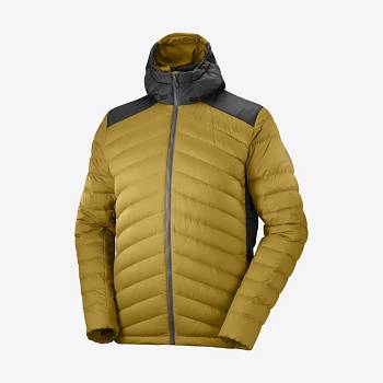 Salomon Jakke ESSENTIAL XWARM DOWN Softshell Jakke Herre Gul | DK-A1479