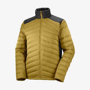 Salomon Jakke ESSENTIAL XWARM DOWN Softshell Jakke Herre Gul | DK-S1884