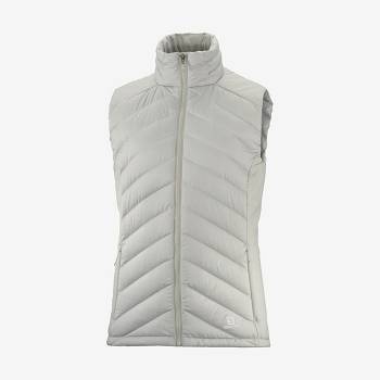 Salomon Jakke ESSENTIAL XWARM DOWN Softshell Jakke Dame Sølv | DK-W1620