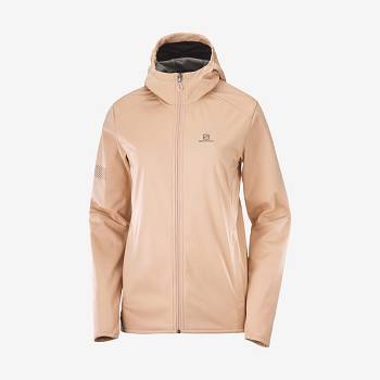 Salomon Jakke GORE TEX INFINIUM™ WINDSTOPPER® Softshell Jakke Dame Lyserød | DK-M1048