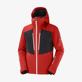 Salomon Jakke HIGHLAND Softshell Jakke Herre Rød | DK-S1352