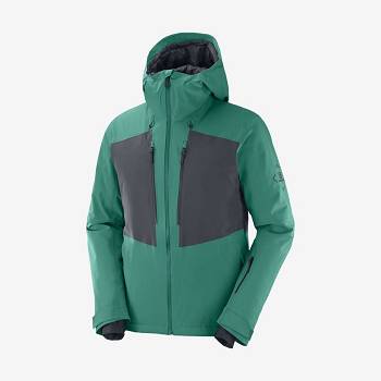 Salomon Jakke HIGHLAND Softshell Jakke Herre Grøn | DK-W3380