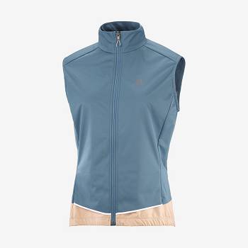 Salomon Jakke LIGHT SHELL Softshell Jakke Dame Blå | DK-A1542