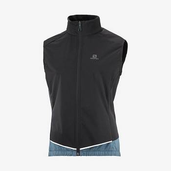 Salomon Jakke LIGHT SHELL Softshell Jakke Dame Sort Blå | DK-A1605