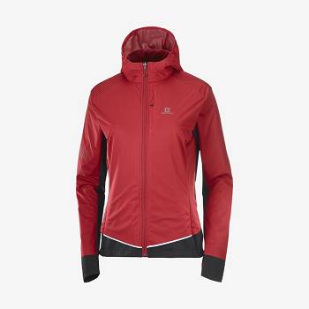 Salomon Jakke LIGHT SHELL Softshell Jakke Dame Rød | DK-A2403