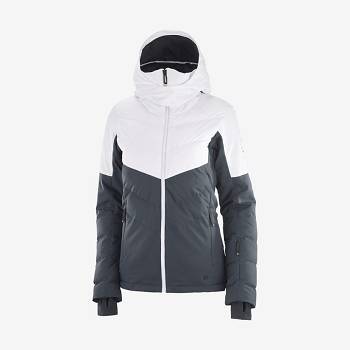 Salomon Jakke NEW PREVAIL Softshell Jakke Dame Sort Hvide | DK-S1800