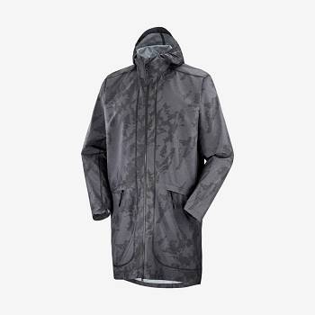 Salomon Jakke OUTLIFE LONG PACKABLE Softshell Jakke Herre Sort | DK-wM2294