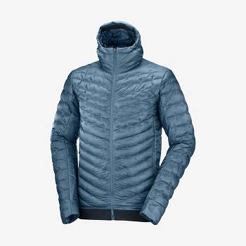Salomon Jakke OUTLINE DOWN Softshell Jakke Herre Blå | DK-M1790