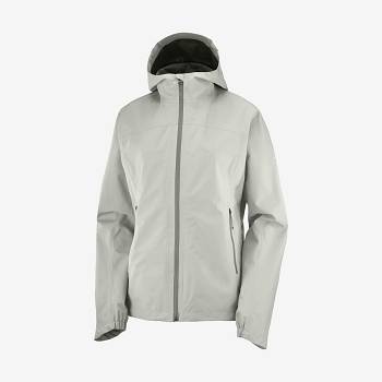 Salomon Jakke OUTLINE GORE-TEX 2.5L Softshell Jakke Dame Hvide | DK-N1078