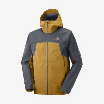 Salomon Jakke OUTLINE GORE-TEX 2.5 LAYERS Softshell Jakke Herre Gul | DK-N1169