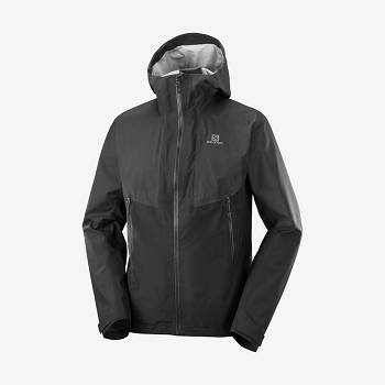 Salomon Jakke OUTLINE GORE-TEX HYBRID Softshell Jakke Herre Sort | DK-N2387