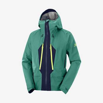 Salomon Jakke OUTPEAK GORE-TEX 3L Softshell Jakke Herre Grøn | DK-M1958