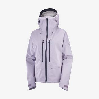 Salomon Jakke OUTPEAK GORE-TEX 3L Softshell Jakke Dame Lilla | DK-O1133