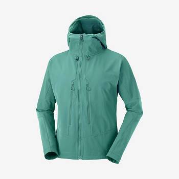 Salomon Jakke OUTPEAK SOFTSHELL Softshell Jakke Herre Grøn | DK-M1083