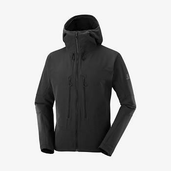 Salomon Jakke OUTPEAK SOFTSHELL Softshell Jakke Herre Sort | DK-N2492