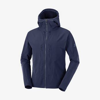 Salomon Jakke OUTPEAK SOFTSHELL Softshell Jakke Herre Mørkeblå | DK-O2216