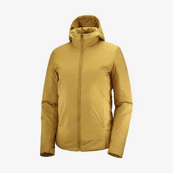 Salomon Jakke OUTRACK INSULATED Softshell Jakke Dame Gul | DK-N2156
