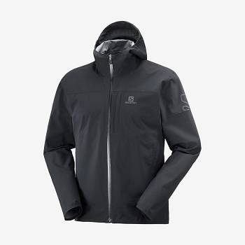 Salomon Jakke OUTRACK WATERPROOF 2.5L Softshell Jakke Herre Sort | DK-S1009