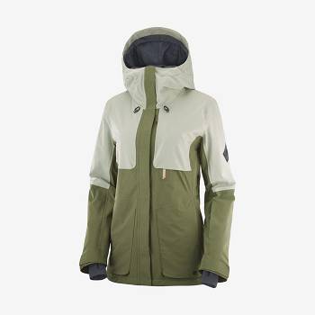 Salomon Jakke PROOF LIGHT Softshell Jakke Dame Olivengrøn | DK-S1737