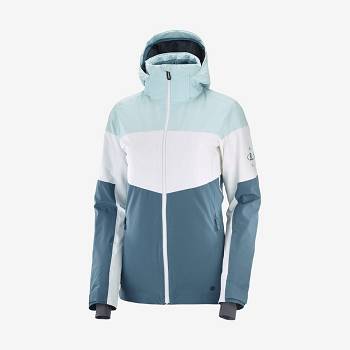 Salomon Jakke SLALOM Softshell Jakke Dame Blå | DK-A1969