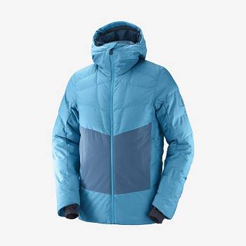 Salomon Jakke SNOWSHELTER Softshell Jakke Herre Blå | DK-S1814