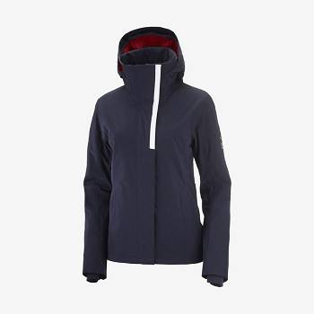 Salomon Jakke SPEED Softshell Jakke Dame Mørkeblå | DK-N1099
