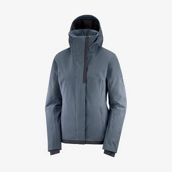 Salomon Jakke SPEED Softshell Jakke Dame Sølv | DK-N1666