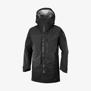 Salomon Jakke STANCE 3L LONG Softshell Jakke Herre Sort | DK-M2532