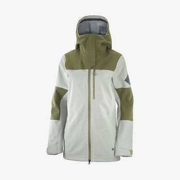 Salomon Jakke STANCE 3L Softshell Jakke Dame Olivengrøn | DK-L2432