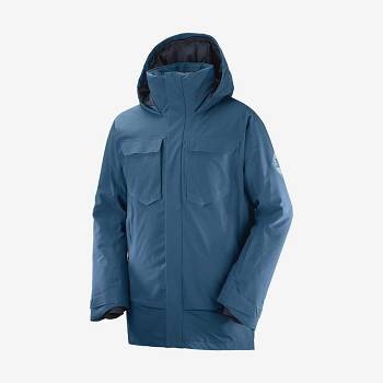 Salomon Jakke STANCE CARGO Softshell Jakke Herre Blå | DK-L2341