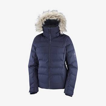 Salomon Jakke STORMCOZY Softshell Jakke Dame Mørkeblå | DK-M1027