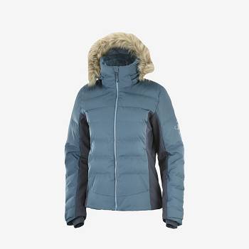 Salomon Jakke STORMCOZY Softshell Jakke Dame Blå | DK-O2055