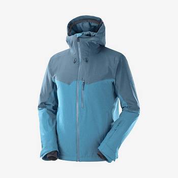 Salomon Jakke UNTRACKED Softshell Jakke Herre Blå | DK-O2209