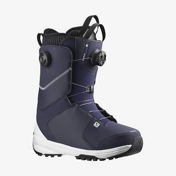 Salomon KIANA DUAL BOA Skistøvler Dame Blå | DK-O2239