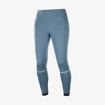 Salomon LIGHT SHELL Løbetights Dame Blå | DK-O1012
