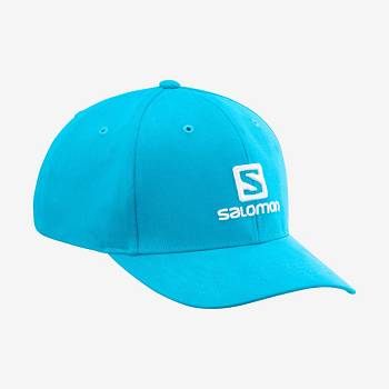 Salomon LOGO Hat Dame Blå | DK-A2004