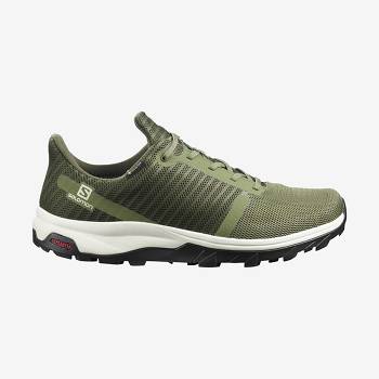 Salomon OUTBOUND PRISM GORE-TEX Vandresko Herre Olivengrøn | DK-L2544