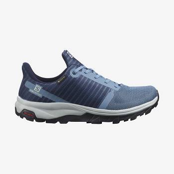 Salomon OUTBOUND PRISM GORE-TEX Vandresko Dame Blå | DK-N2366