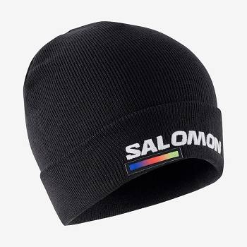 Salomon OUTLIFE LOGO Hat Herre Sort | DK-wS1394