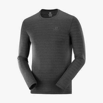 Salomon OUTLINE T Shirts Herre Sort | DK-N2002