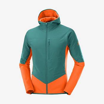 Salomon OUTLINE WARM HYBRID Hættetrøje Herre Grøn | DK-M2210