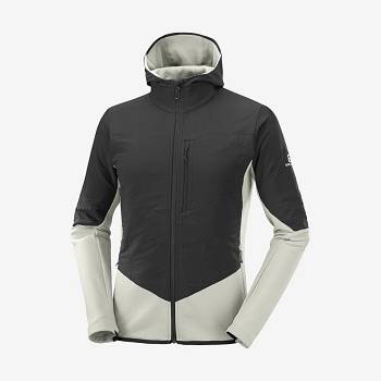 Salomon OUTLINE WARM HYBRID Hættetrøje Herre Aqua | DK-N1743