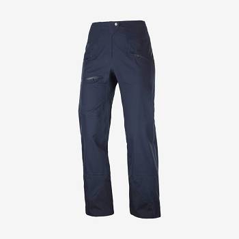 Salomon OUTPEAK GORE-TEX 3L Skibukser Dame Blå | DK-O2076