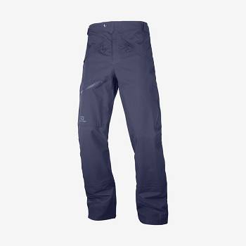 Salomon OUTPEAK GORE-TEX 3L Skibukser Herre Blå | DK-S2360