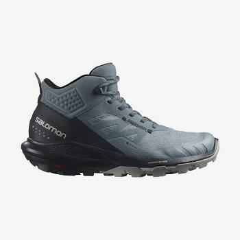 Salomon OUTPULSE MID GORE-TEX Vandrestøvler Dame Sølv | DK-O1203