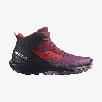Salomon OUTPULSE MID GORE-TEX Vandrestøvler Dame Lilla | DK-O1432