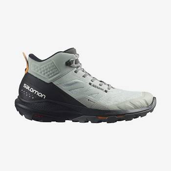 Salomon OUTPULSE MID GORE-TEX Vandrestøvler Herre Sort Turkis | DK-O1833