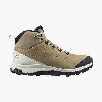Salomon OUTSNAP CLIMASALOMON™ WATERPROOF Vinterstøvler Herre Brune | DK-A1171