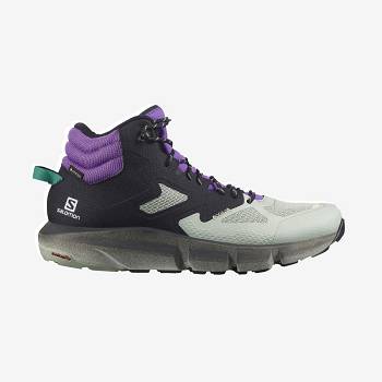 Salomon PREDICT HIKE MID GORE-TEX Vandrestøvler Herre Mintgrønne Lilla | DK-A2536